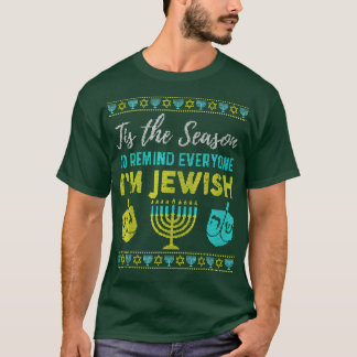 Chanukkah Funny Dit is het seizoen dat iedereen er T-shirt