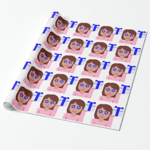 chanukkah hair flip emoji cadeaupapier