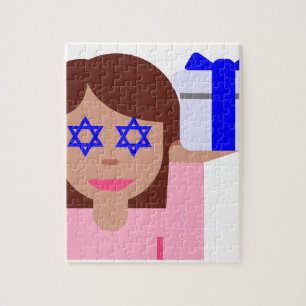 chanukkah hair flip emoji legpuzzel