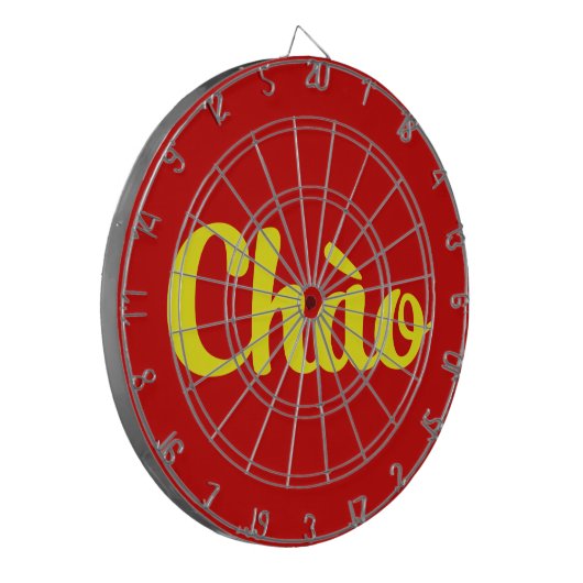 Chào / Hallo ~ Vietnam / Vietnamees / Tiapng Vioot Dartbord (Voorkant Links)