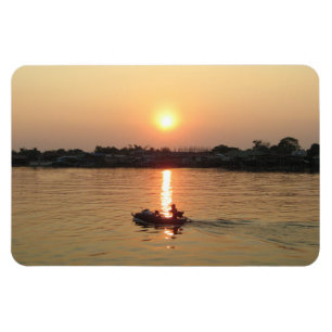 Chao Phraya Sunset ... Ayutthaya, Thailand Magneet