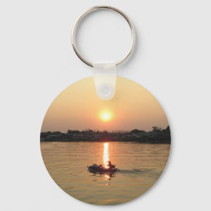 Chao Phraya Sunset ... Ayutthaya, Thailand Sleutelhanger