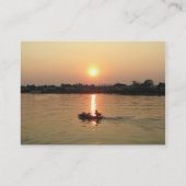 Chao Phraya Sunset ... Ayutthaya, Thailand Visitekaartje (Achterkant)