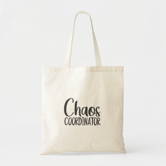 chaocoördinator tote bag (Voorkant)