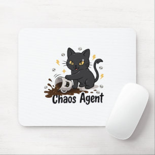 Chaos Agent Zwarte Kat Muismat