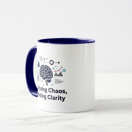 Chaos analyseren, helderheid twee tonen Creëer Mok (Voorkant links)