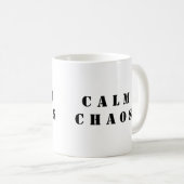 Chaos Calme - Mug Café du Paradoxe (Devant droit)