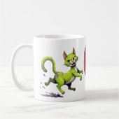 Chaos Cat Mug – Incitata: Frisky in the Sheets (Gauche)