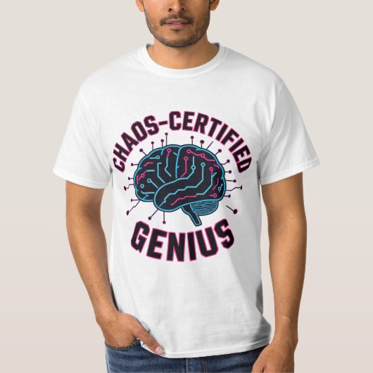 Chaos Certified Genius T-shirt (Voorkant)