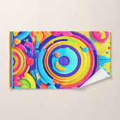 Chaos Colorés Dans Whimsical Wonderworld (Serviette à main)