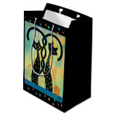 Chaos commandé de chat noir - sac fait sur (Dos Angle)