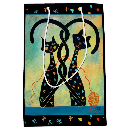 Chaos commandé de chat noir - sac fait sur (Devant)