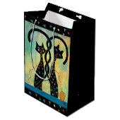 Chaos commandé de chat noir - sac fait sur (Devant Angle)