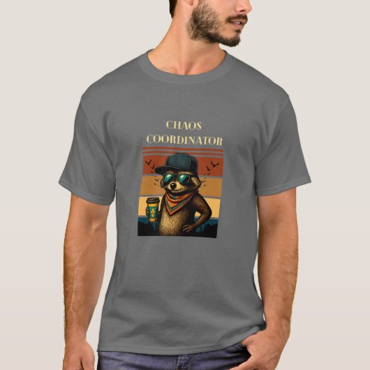 Chaos Coordinateur T-shirt Raccoon (Devant)
