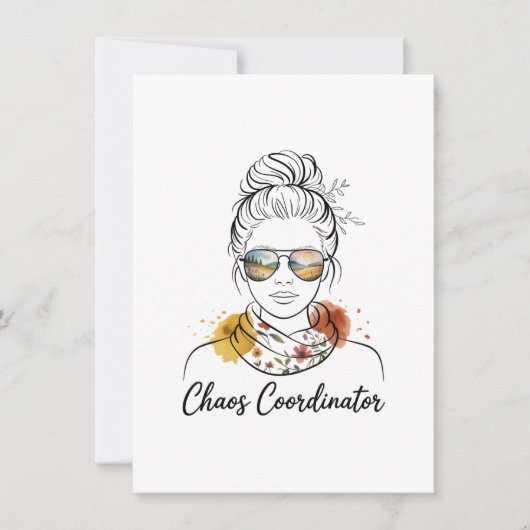 Chaos Coordinator Bedankkaart (Voorkant)