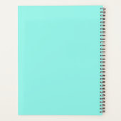 Chaos Coördinator Blauw Gepersonaliseerde Naam Planner (Achterkant)