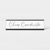 Chaos-coördinator Bureau Naambordje (Voorkant)