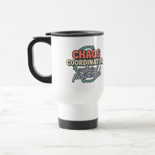 Chaos Coördinator Cafeïne Aangedreven Dankbaarheid Reisbeker