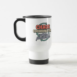 Chaos Coördinator Cafeïne Aangedreven Dankbaarheid Reisbeker
