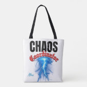 Chaos Coordinator Canvas tas | Grappige moeder en  (Achterkant)