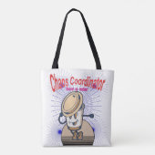Chaos Coordinator Canvas tas – herbruikbare Funny  (Achterkant)