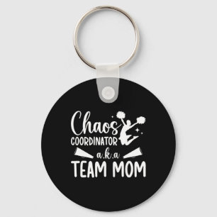 Chaos Coördinator Cheer Team Mama Cheerleading Tea Sleutelhanger