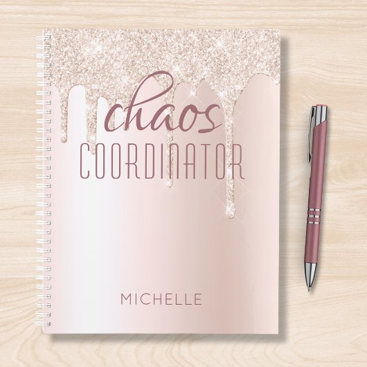 Chaos Coordinator Chic Girly Glitter persoonlijke Planner