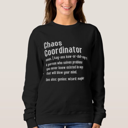 Chaos Coordinator Definition Person Who Solves Cha Trui (Voorkant)