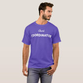 Chaos Coördinator docent T-shirt (Voorkant volledig)