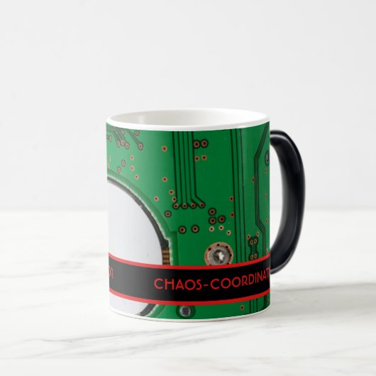 CHAOS-COORDINATOR for IT and Consulting! Magic Mug (Devant droit)