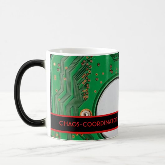 CHAOS-COORDINATOR for IT and Consulting! Magic Mug (Gauche)