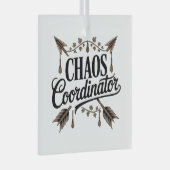 Chaos Coordinator Glas Ornament (Voorkant Rechts)