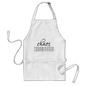 Chaos Coördinator Grappig Keukencadeau Standaard Schort (Voorkant)