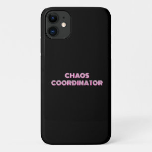 CHAOS COÖRDINATOR grappige moeder iPhone 11 Hoesje