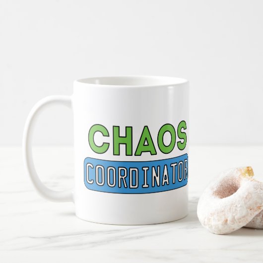 Chaos-coördinator Koffiemok (Met donut)