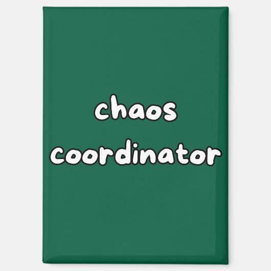 chaos coordinator magneet (Voorkant)
