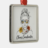 Chaos Coordinator﻿ Metalen Ornament (Rechts)