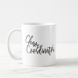 Chaos Coordinator Monogrammed Coffee Cup Koffiemok