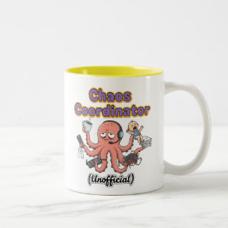 Chaos Coordinator mug Tweekleurige Koffiemok