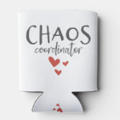 Chaos Coordinator Ouderschap Funny Blikjeskoeler (Achterkant)