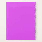 Chaos Coordinator Paarse gepersonaliseerde naam Planner (Achterkant)