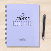 Chaos Coordinator Paarse gepersonaliseerde naam Planner