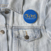 Chaos-coördinator. Ronde Button 5,7 Cm (In situ)