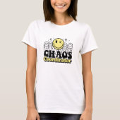Chaos Coordinator sarcastisch grappig T-shirt (Voorkant)