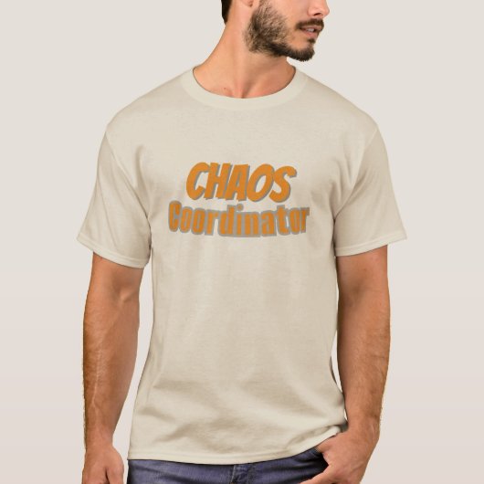 Chaos Coordinator shirt (Voorkant)