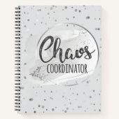 Chaos Coordinator Silver Notebook Planner Notitieboek (Voorkant)