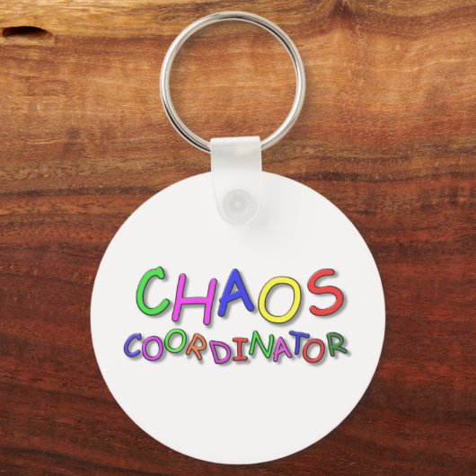 Chaos-coördinator Sleutelhanger (Achterkant)