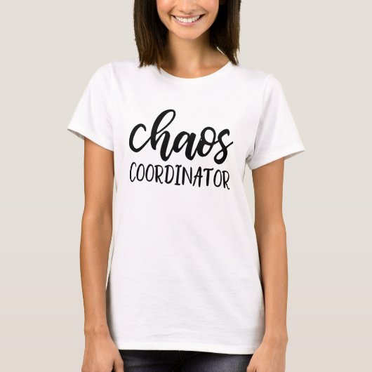 Chaos Coordinator T-shirt (Voorkant)