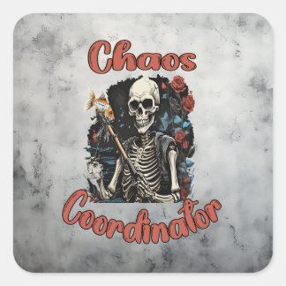 Chaos-coördinator Vierkante Sticker