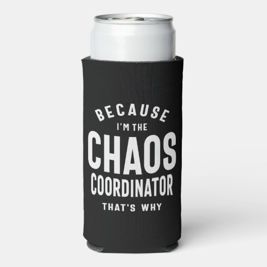 Chaos Coördinator - want daarom (Seltzer Achterkant)